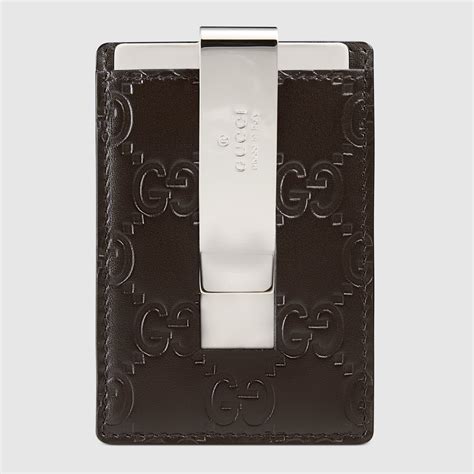 mens gucci money clip|Gucci signature money clip wallet.